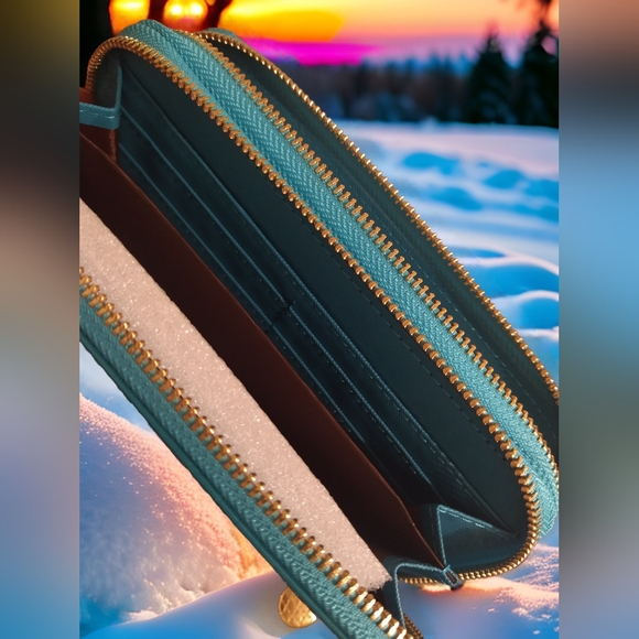 Extra Large/ Jumbo Bright Colored Animal Print Two Sided Wallet Wristlets - Picture 11 of 15